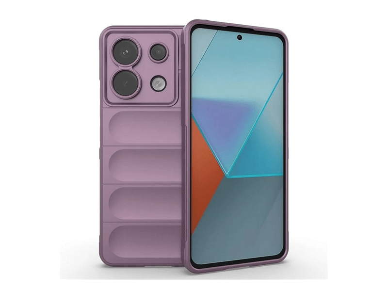 Gigapack Xiaomi Redmi Note 13 Pro 5G/Poco X6 Szilikon tok, lila (153876)