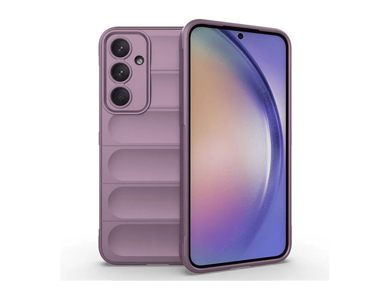 Gigapack Samsung Galaxy A55 Szilikon telefonvédő tok, lila (GP-154873)