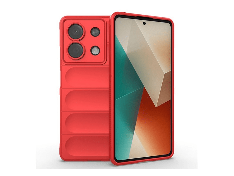 Gigapack Xiaomi Redmi Note 13 5G Szilikon telefonvédő tok, piros (GP-153880)