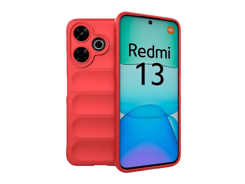 Gigapack Xiaomi Redmi 13 4G szilikon tok, piros (GP-159565)