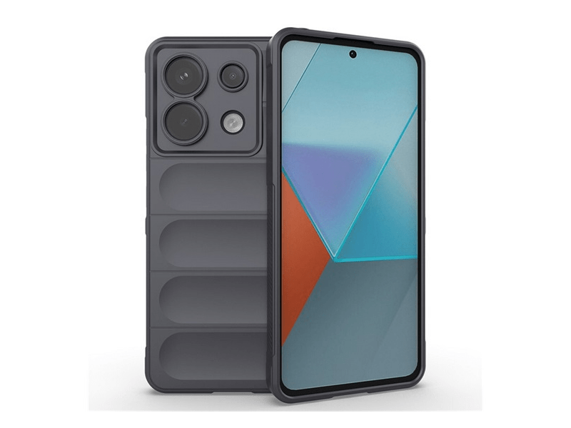 Gigapack Xiaomi Redmi Note 13 Pro 5G/Poco X6 Szilikon tok, sötétszürke (153885)