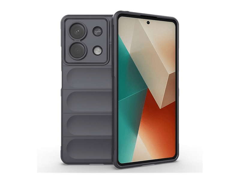 Gigapack Xiaomi Redmi Note 13 5G Szilikon tok, sötétszürke (153886)
