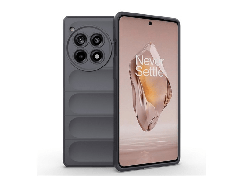Gigapack OnePlus 12R Szilikon tok,, sötétszürke (GP-154401)
