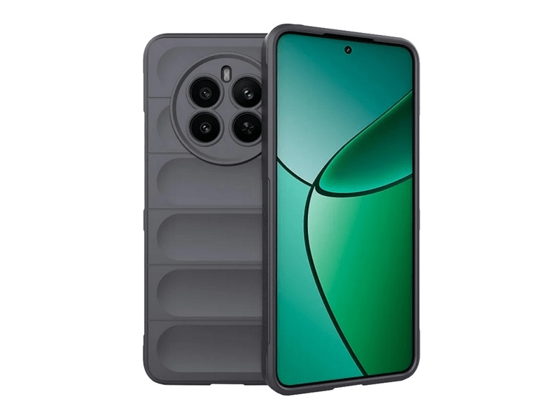 Gigapack Realme 12 Plus Szilikon tok, sötétszürke (GP-158265)