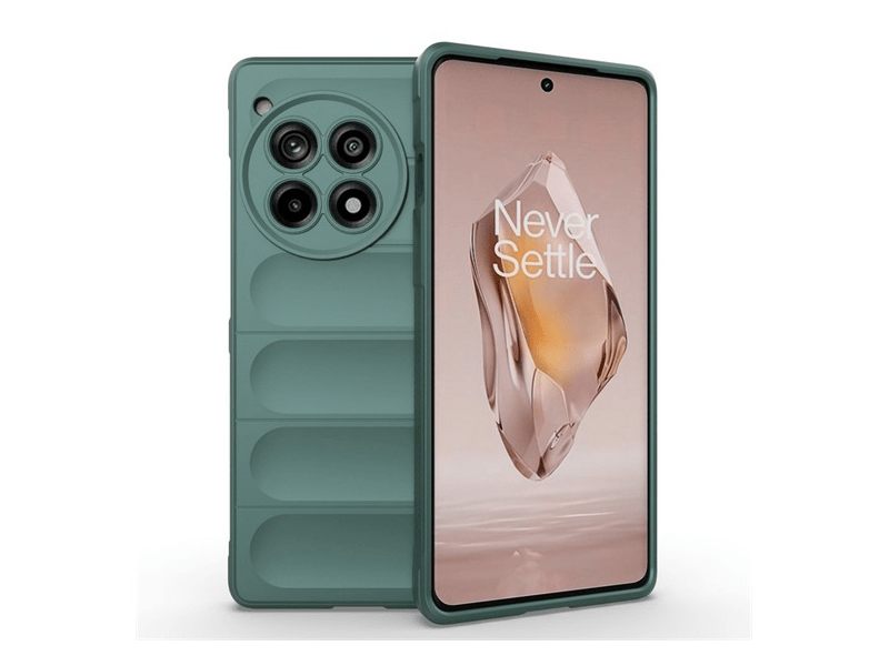 Gigapack OnePlus 12R Szilikon tok, sötétzöld (GP-154403)