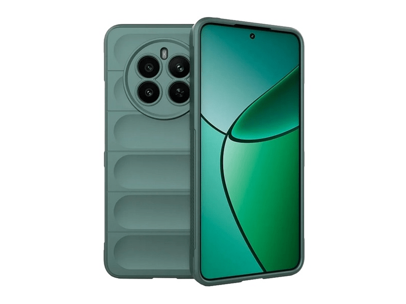 Gigapack Realme 12 Plus Szilikon tok, sötétzöld (GP-158271)