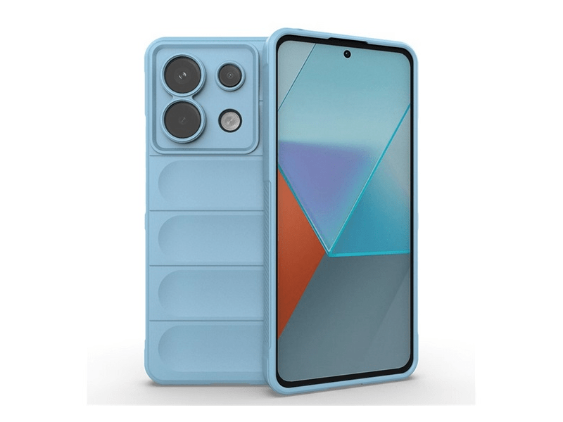 Gigapack Xiaomi Redmi Note 13 Pro 5G/Poco X6 Szilikon telefonvédő tok, világoskék (GP-153890)