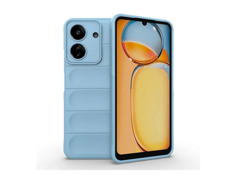 Gigapack Poco C65/Redmi 13C 4G Szilikon tok, világoskék (GP-154406)