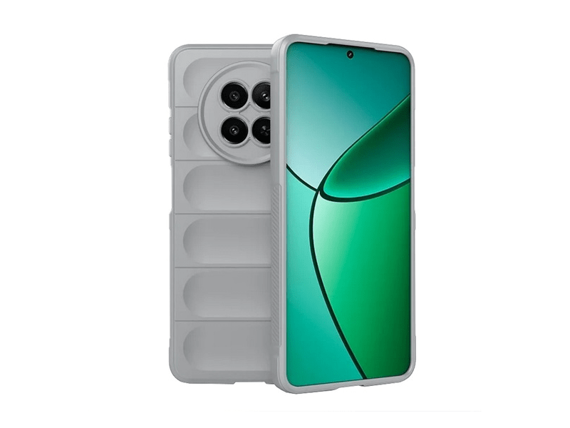 Gigapack Realme 12 5G/12x Szilikon tok, világosszürke (GP-158278)