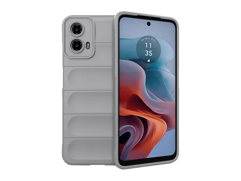 Gigapack Motorola Moto G34 5G Szilikon tok, világosszürke (GP-159139)
