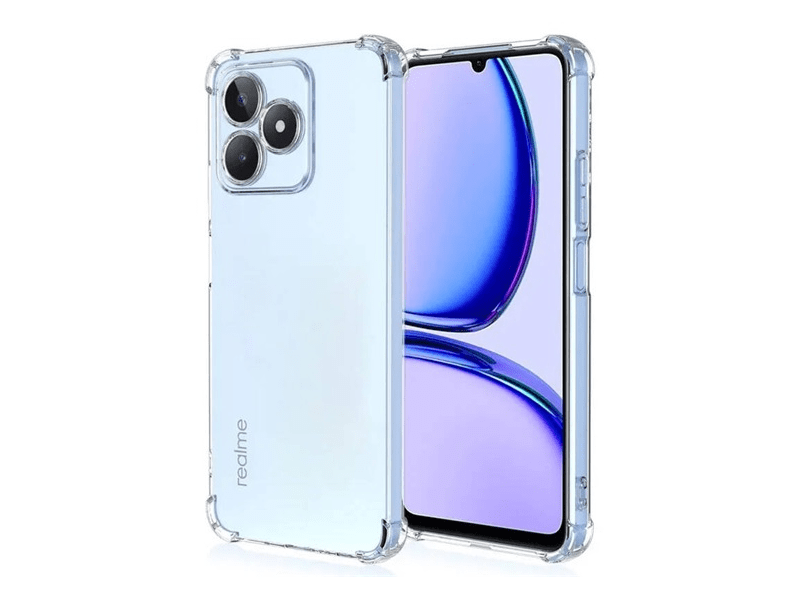 Gigapack Realme Note 50 Szilikon tok, átlátszó (158632)