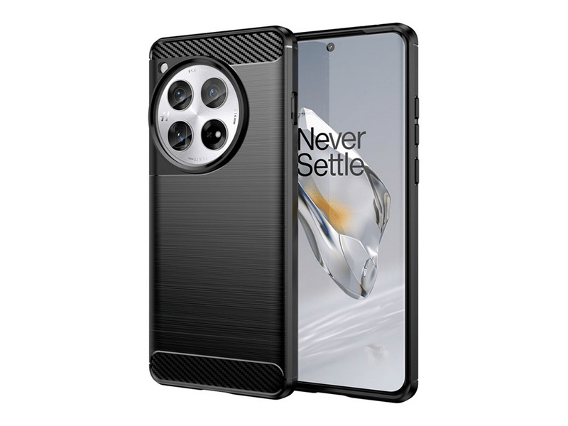 Gigapack OnePlus 12 Szilikon tok, fekete (GP-154147)