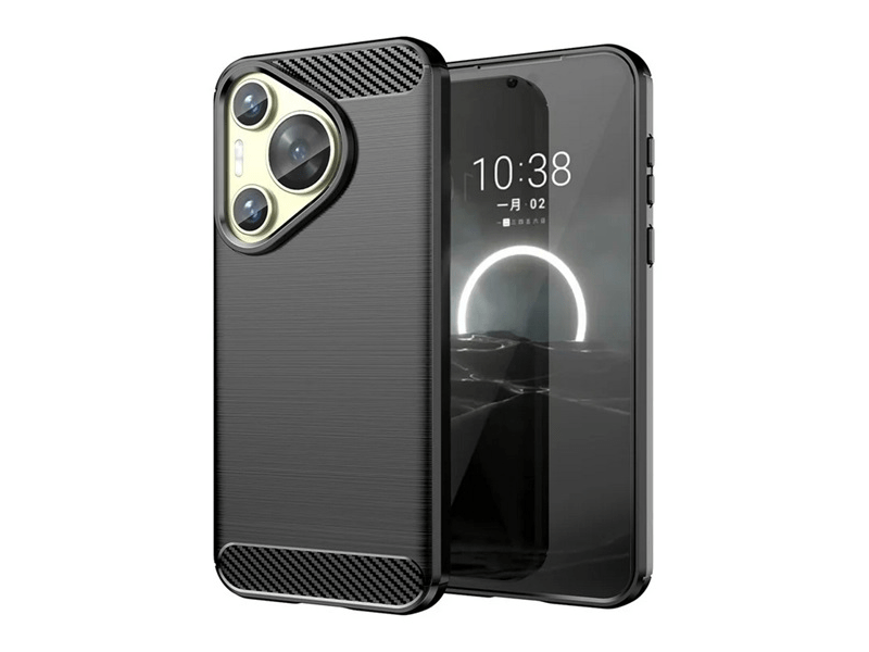 Gigapack Huawei Pura 70 Szilikon tok, fekete (GP-158643)