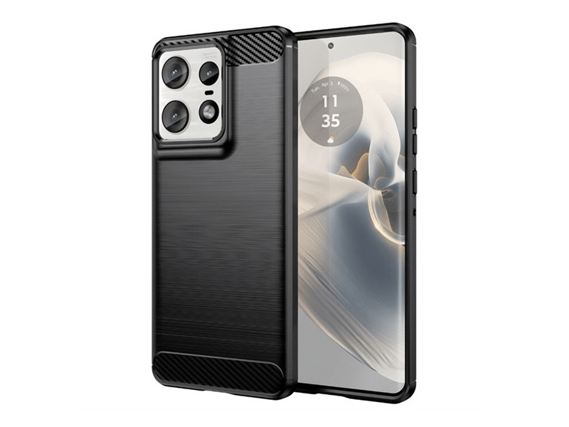 Gigapack Motorola Edge 50 Pro 5G Szilikon tok, fekete (GP-158645)