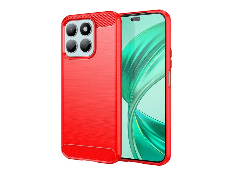 Gigapack Honor X8b Szilikon tok, piros (154157)