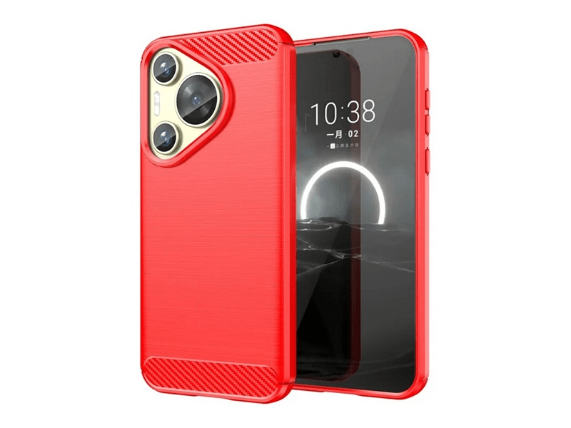 Gigapack Huawei Pura 70 Szilikon tok, piros (GP-158646)