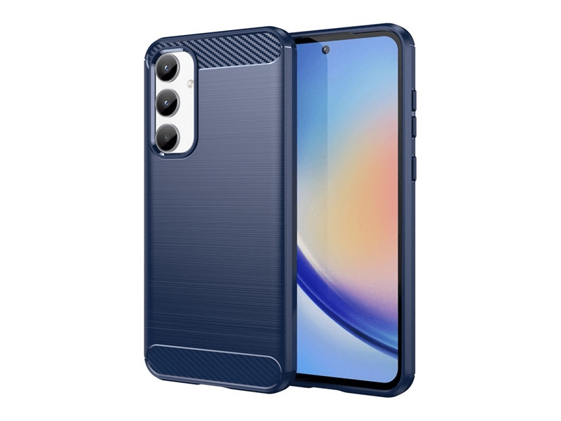 Gigapack Samsung Galaxy A35 Szilikon telefonvédő tok, sötétkék (GP-154163)