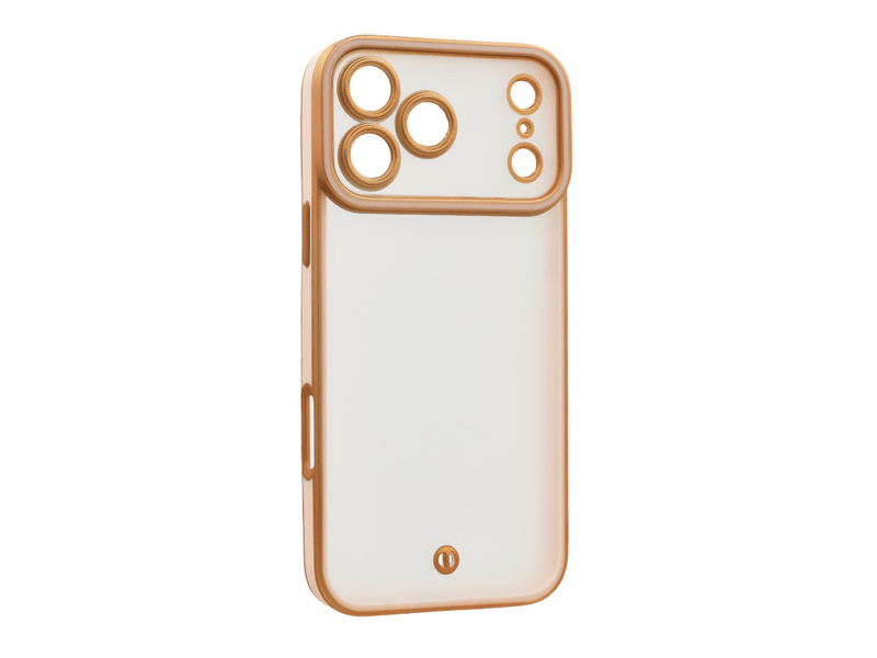 Gigapack Apple iPhone 17 Pro Max Szilikon tok, arany/rózsaszín (GP-177591)