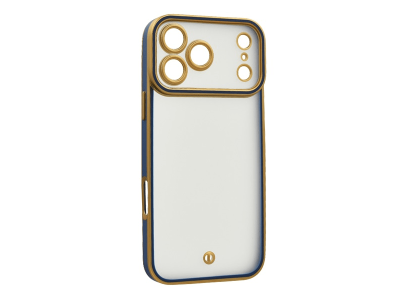 Gigapack Apple iPhone 17 Pro Max Szilikon tok, arany/sötétkék (GP-177604)