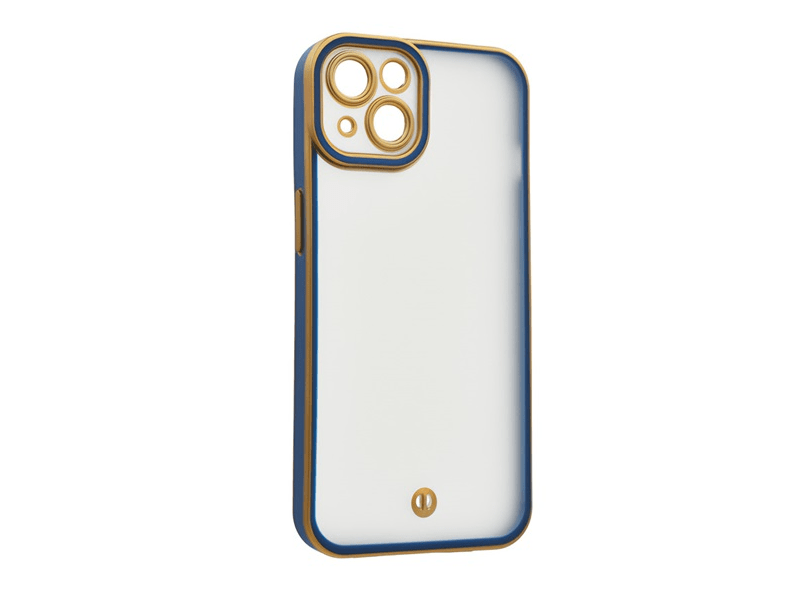 Gigapack Apple iPhone 13 Szilikon tok, arany/sötétkék (GP-177608)