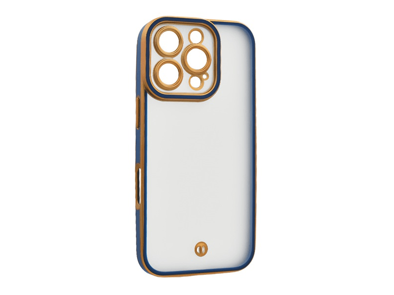 Gigapack Apple iPhone 16 Pro Szilikon tok, arany/sötétkék (GP-177612)