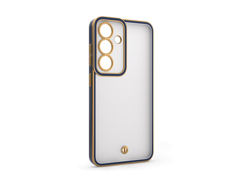 Gigapack Samsung S25 Szilikon tok, arany/sötétkék(GP-177602)