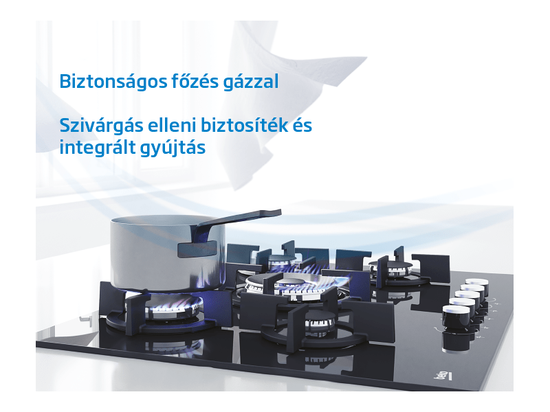 BEKO FSE52320DW Tűzhely Kombinált tűzhely