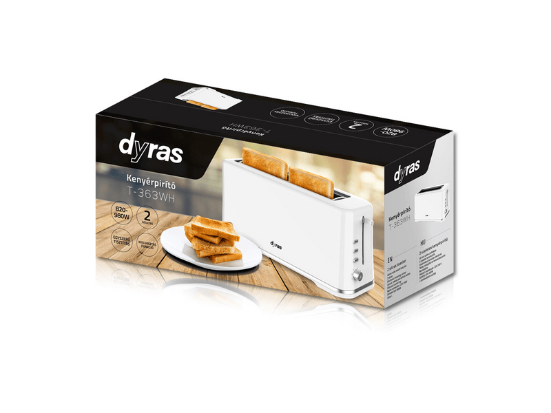 Dyras T-363WH Kenyérpirító