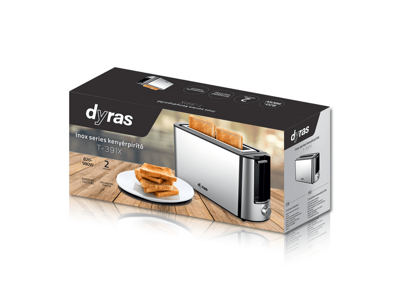 Dyras T-391X 2 szeletes kenyérpirító
