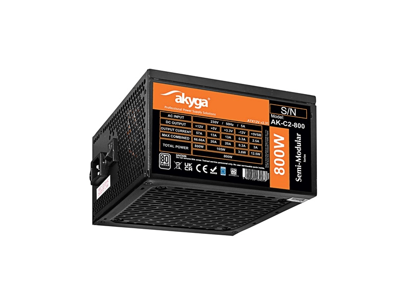 Akyga AK-C2-800 800W Tápegység
