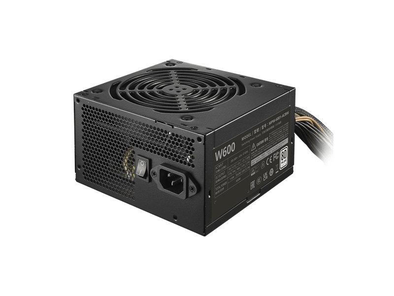 Cooler Master Elite NEX W600 230V Tápegység (MPW-6001-ACBW-BEU), fekete