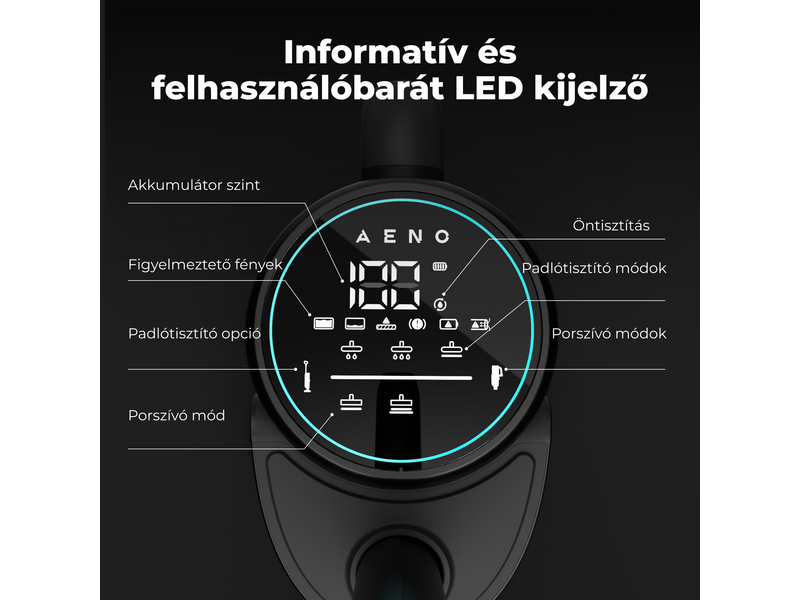 Aeno TC1 Nedves/száraz álló porszívó (ATC0001)