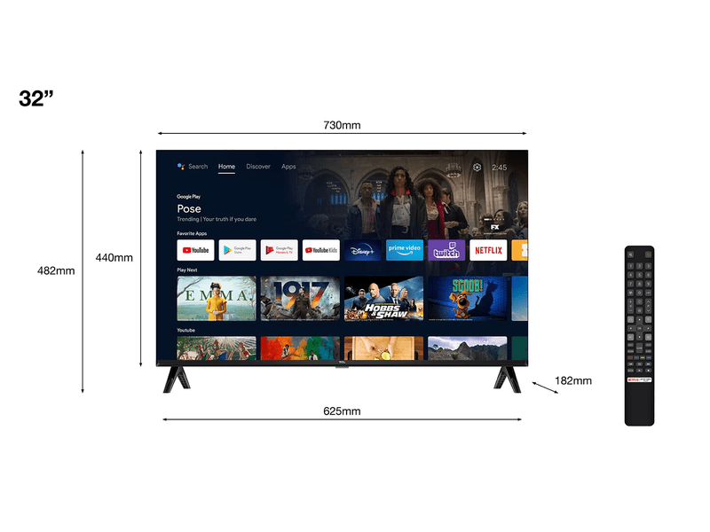 HD Ready Smart Tv,81 cm