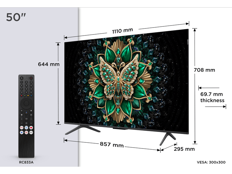 TCL 50C6K 144Hz Miniled Tv