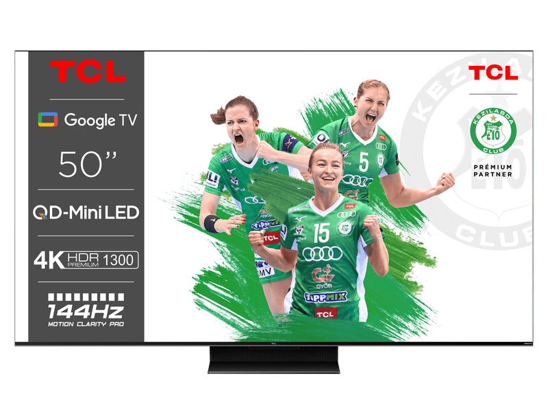 TV Ultra HD 4K TCL C805 : Mini LED, 1 300 nits, HDR10+, Dolby Vision/Atmos,  144