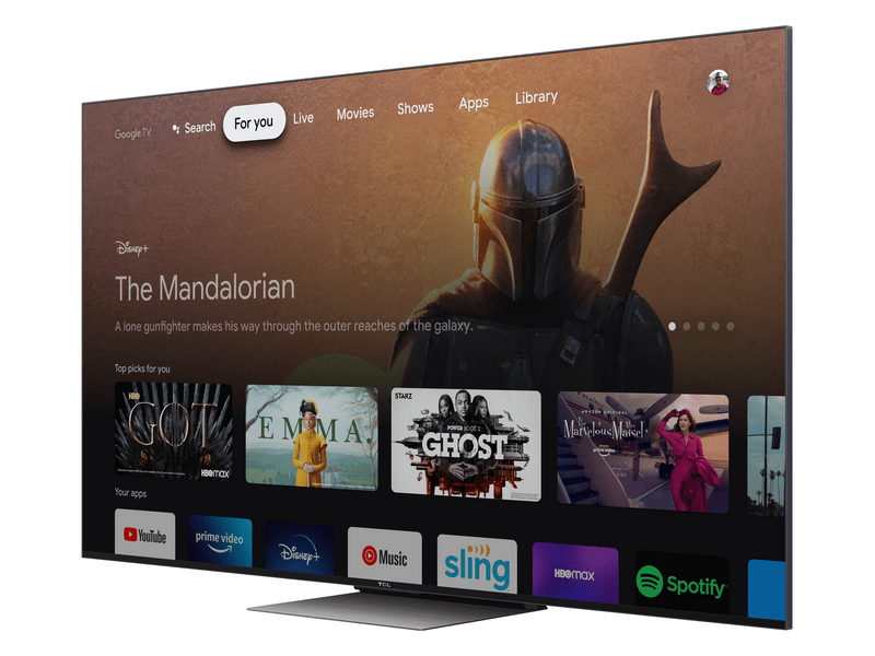 TCL 55C835 4K Miniled okos televízió, 55''