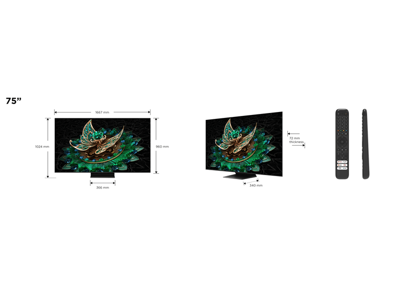 TCL 75C765 MiniLed TV