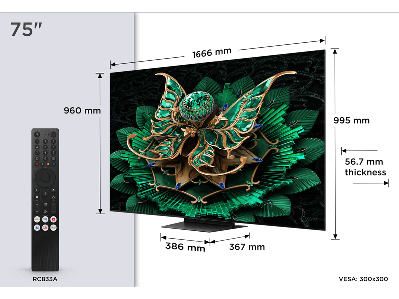 TCL 75C7K TV