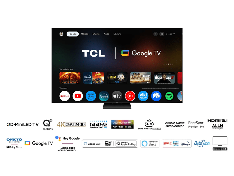 TCL 85C765 MiniLed TV