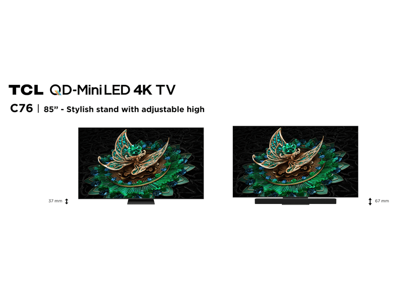 TCL 85C765 MiniLed TV