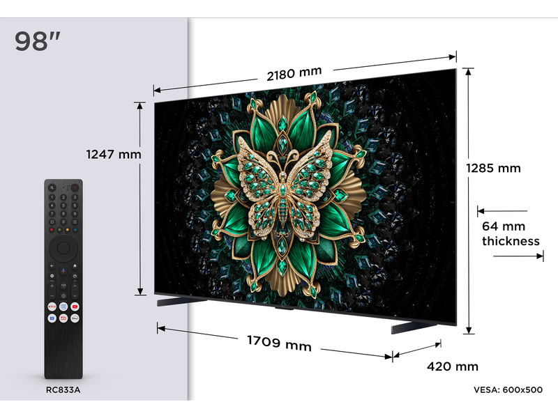 TCL 98C6K TV