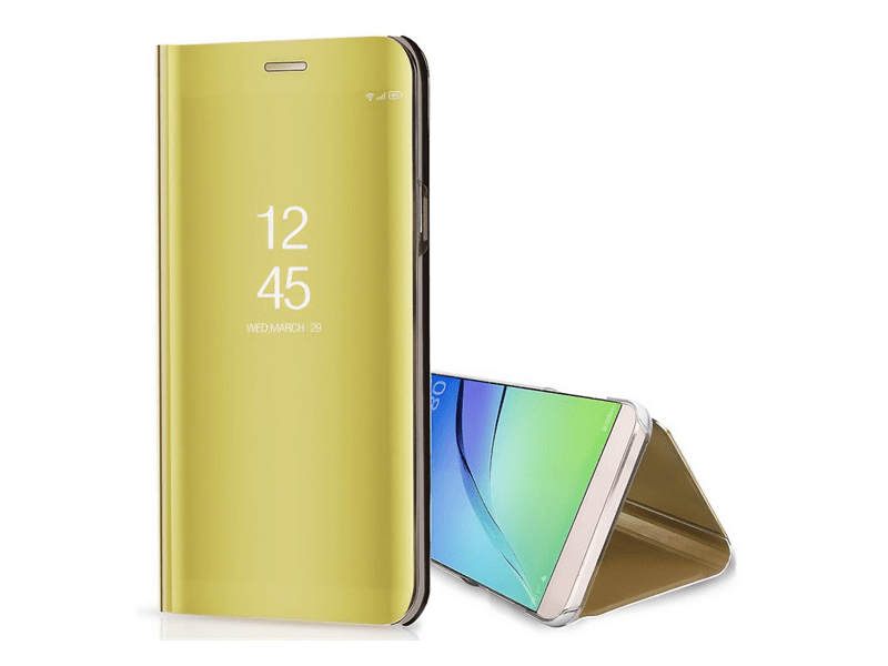 Gigapack Xiaomi Poco F6 Aktív flip tok, arany (GP-159620)