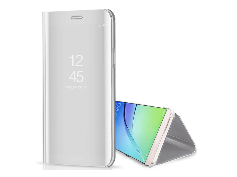 Gigapack Xiaomi Poco F6 Pro Aktív flip tok, ezüst (GP-159624)
