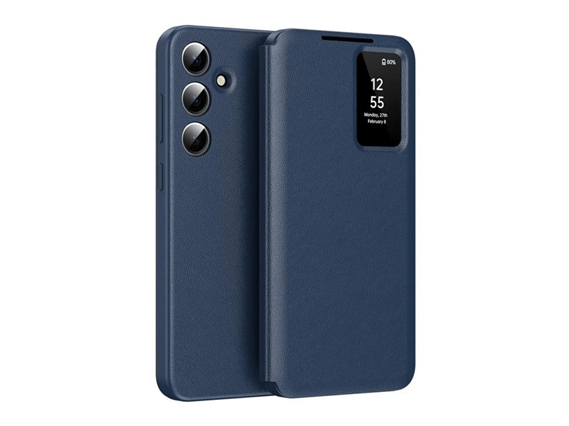 Gigapack Samsung Galaxy S25 Aktív flip tok, sötétkék (GP-166945)