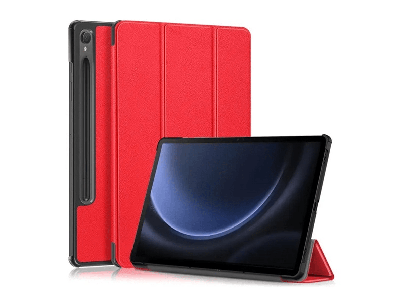 Gigapack Samsung Tab S10 Bőr hatású flip tok, piros (GP-149335)