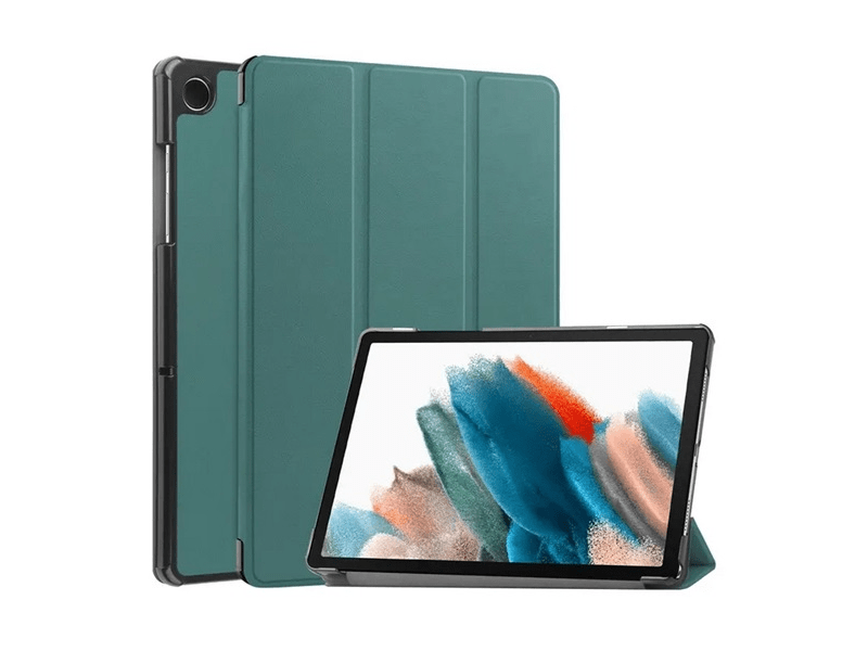 Gigapack Samsung Tab A9 Bőr hatásúflip tok, zöld (GP-150671)