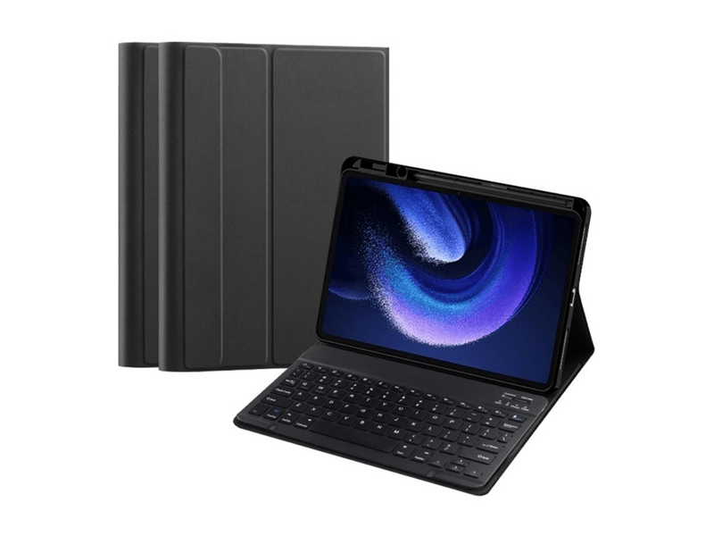Gigapack Xiaomi Pad 6 Flip tok billentyűzettel, fekete (GP-153057)
