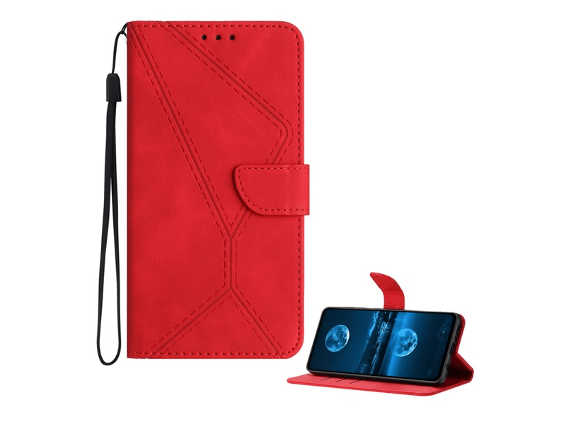 Gigapack T Phone 3 5G Flip tok + kézpánt, piros (GP-176310)