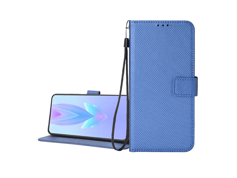 Gigapack Huawei Pura 70 Bőr hatású flip tok, sötétkék (GP-158686)