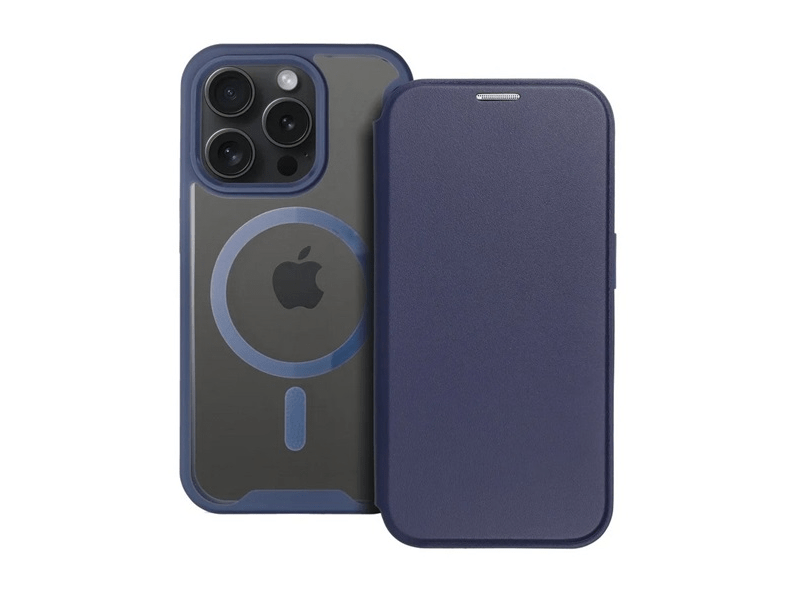 Gigapack Apple iPhone 16 Pro Max Magsafe Flip tok, sötétkék (160269)